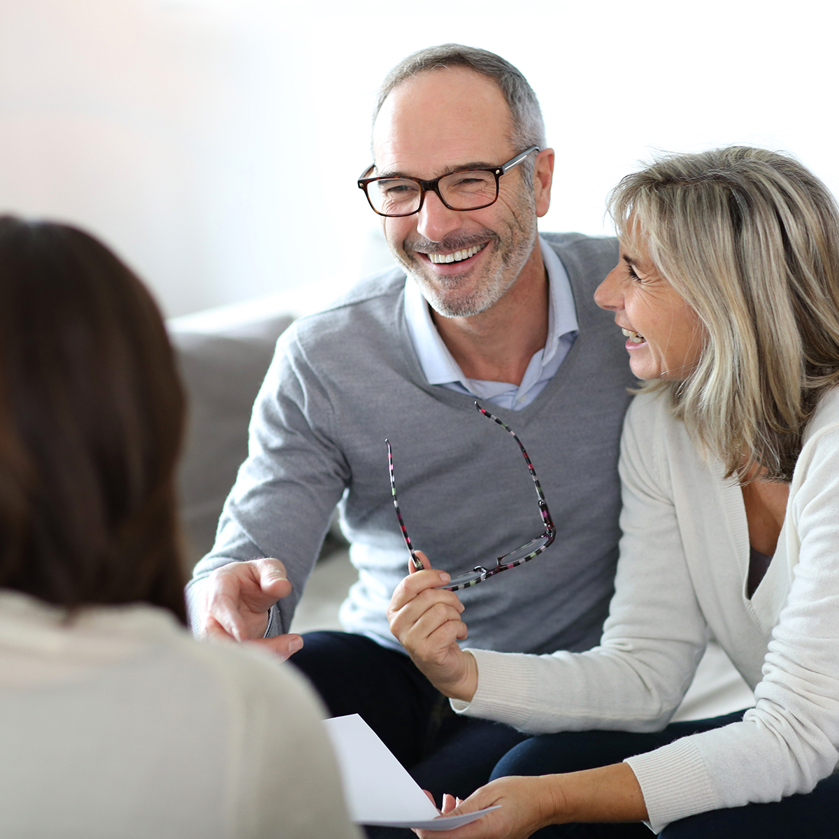 Accountant meeting with a client for an initial consultation