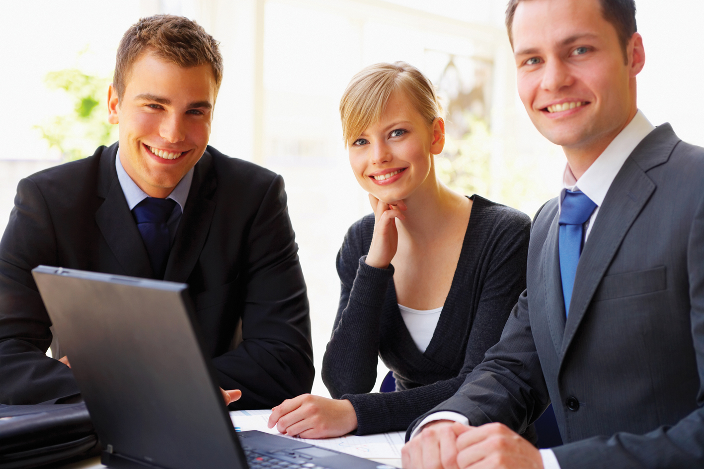 Accounting professionals at work